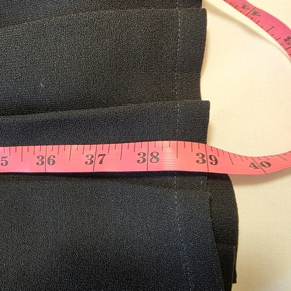 bebe Pleated Black Maxi Skirt Sz 8 Like New - Picture 5 of 10